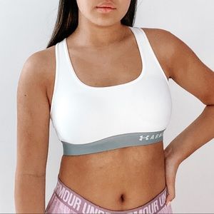Under Armour White Sports Bra